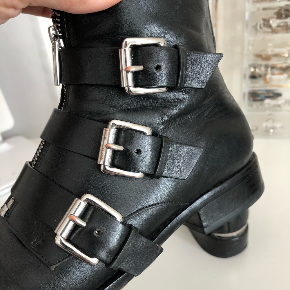 Michael Kors Anya Flat Ankle Moto Riding Boot